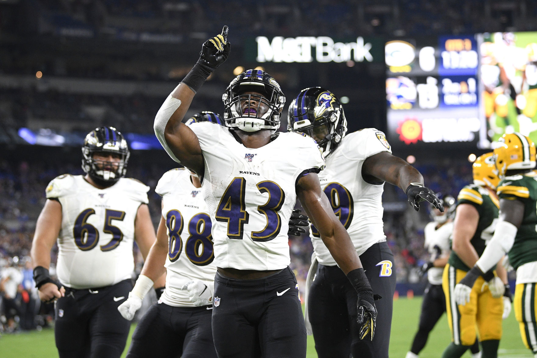 Ravens 26, Packers 13